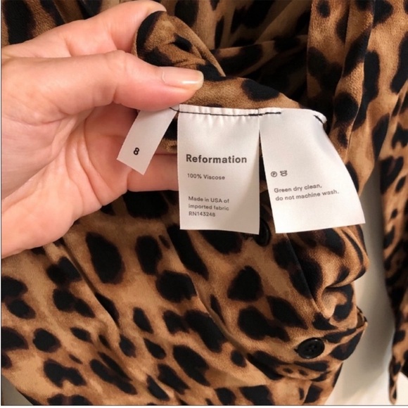 Reformation Alma Leopard Dress - Picture 8 of 8